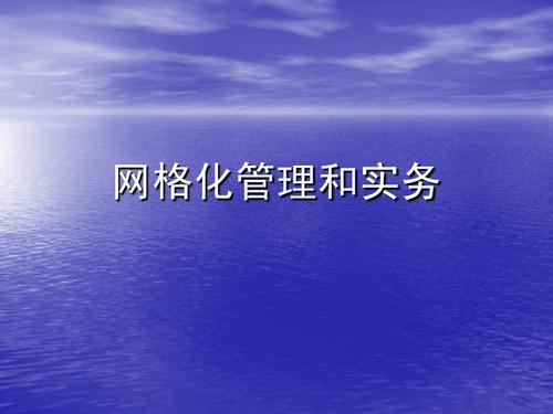 城市社區(qū)網格化管理